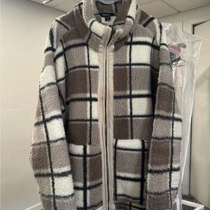 Pacific Trail Fuzzy Plaid Jacket